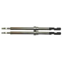 HAKKO Desoldering Tweezer Tip: Chisel, 2 mm W, For Use With FM-2023 (MPN T9-L2)