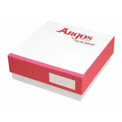 This cardboard freezer box is designed for organizing and protecting samples in ultra-low temperature freezers. It measures 5 1/4 inches in overall width and includes space for labeling. Compatible with manufacturer model number RF442A.