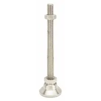 S & W Male-End Leveling Mount: Swiveling Stud, 3/8"-16 Thread Size, 1.25 in, 3,750 lb Capacity (MPN BSW-1AN)