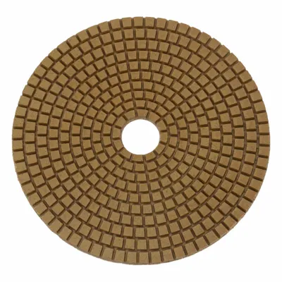 HUSQVARNA Polishing Tool: Extra Hard/Extra Soft/Hard/Medium/Soft, 50 Grit, Brown - Polishing Pads