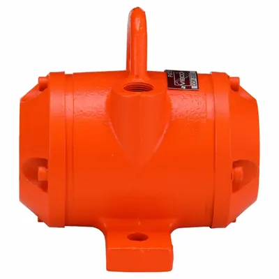 VIBCO Pneumatic Vibrator: 2,000 lbf, 6,000 vpm, 3/4 in NPT, CCF, 78 dBA, Cast Iron - Heavy-Duty Turbine & Ball Vibrators