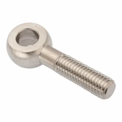 AMPG Fixed Rod End: Stainless Steel, Plain, 70 mm Hole Center-to-End Lg, Right Hand - Stainless Steel Male Threaded Fixed Rod Ends