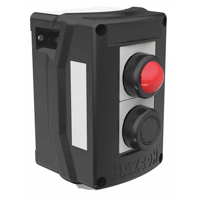 HUBBELL KILLARK Control Station: 1 Gang, (2) Push Buttons, 1NO/1NC, No Legend, 1 Pilot Lights - Push-Button Control Stations with Pilot Lights