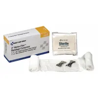 FIRST AID ONLY Compress: 36 in Dressing Lg, 2 in Dressing Wd, Gauze, Sterile, Clips, 4 PK (MPN 2-006)