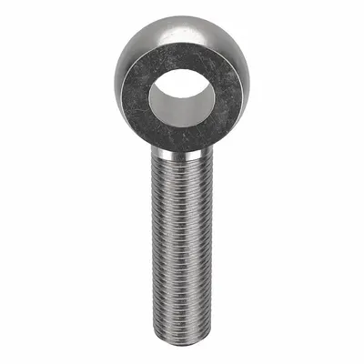KEN FORGING Fixed Rod End: Stainless Steel, Plain, Right Hand, 1"-8 Thread Size - Stainless Steel Male Threaded Fixed Rod Ends