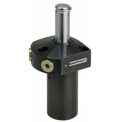 ENERPAC Swing Clamp Hydraulic Cylinder: Double Acting, 1,250 lbf Clamping Force - Upper Flange Mount Swing Clamp Cylinders
