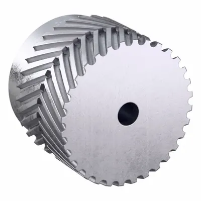 CONTINENTAL Gearbelt Pulley: Plain, 8 mm Pitch, For 50 mm Belt Wd, 32 Teeth - Plain-Bore Timing Pulleys with Hub
