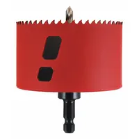 MORSE Hole Saw: 3 1/2 in Saw Dia., 5/6 Teeth per Inch, 1 7/8 in Max. Cutting Dp, 5/8"-18 Thread Size (MPN MHSA56C)