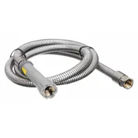 T&S BRASS Pre-Rinse Hose: Stainless Steel, Stainless Steel, 68 in Overall Lg, UN (MPN B-0068-H)