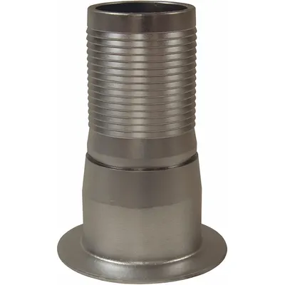 DIXON Barbed Hose Fitting: For 2 in Hose I.D., Steel x Steel, 2 in x 2 in Fitting Size - Multipurpose (Air, Water, Chemical) Barbed Combination Nipples