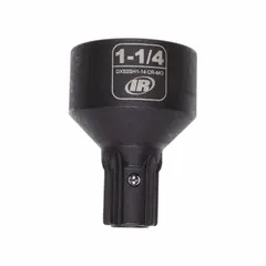 This 1-1/4 in SAE impact socket from the Insider & DXS line features a 6-point, standard profile with a 2-7/32 in overall length. Designed for use with impact tools in heavy-duty fastening and loosening tasks.