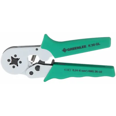 GREENLEE K30GL Auto-Adjusting Wire Ferrule Crimper - Auto-Adjusting Wire Ferrule Crimpers