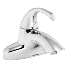 Centerset bathroom faucet constructed of brass with a polished chrome finish. Features a 1.2 gpm flow rate. Suitable for lavatory sinks in residential and light-commercial settings.