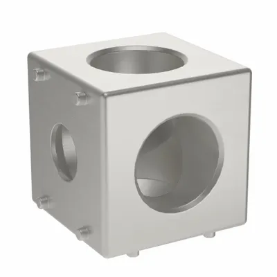 FATH INC. Squared Corner Connector: Squared Corner Connector, 40 Series, 40 mm x 40.1 mm x 40 mm - Corner Cube Connectors