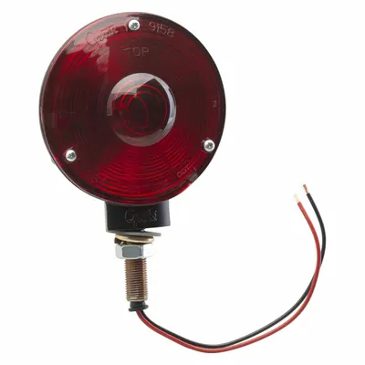 GROTE 53052 Stop Light, Red, Round, Incandescent, Pendant Mount - Stop Lights