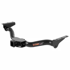 CURT Class III trailer hitch for Nissan Xterra, carbon steel with powder-coated finish. Gross trailer weight capacity 4,000 lb, gross vehicle weight capacity 4,000 lb. Drilling required for installation. Suitable for towing trailers, boats, or campers.