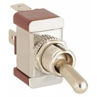 EATON Toggle Switch: 3 Position, 2 Connections, SPST, Spade Terminals Connection, X Series (MPN XTD1A1A2)