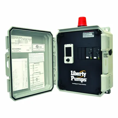 LIBERTY PUMPS Duplex Control Panel: Duplex, Single Phase, 120/208/240V AC, 15 to 20 A - Multi-Purpose Pump Control Panels