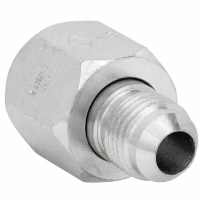 AEROQUIP Hydraulic Hose Adapter: 3/4 in x 1/2 in Fitting Size, Female x Male, JIC x JIC - JIC-to-JIC Steel Hydraulic Hose Adapters