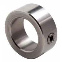 DAYTON Shaft Collar: 1-Piece, Set Screw, 2 in Bore Dia, 3 in Collar Outside Dia, 304 Stainless Steel