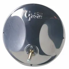 8-inch round convex mirror designed for passenger-side vehicle door. Provides wide-angle view to reduce blind spots, improving safety during lane changes and parking. Suitable for driver/passenger vehicle side applications.