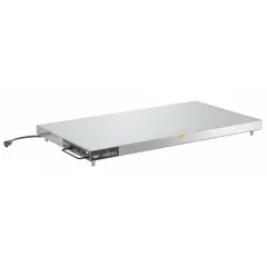 This warming shelf from VOLLRATH operates on 120V AC and provides 720 W of heating power. It measures 48 inches wide, 20 inches deep, and 5 3/4 inches high. Suitable for commercial foodservice environments to keep prepared dishes warm.