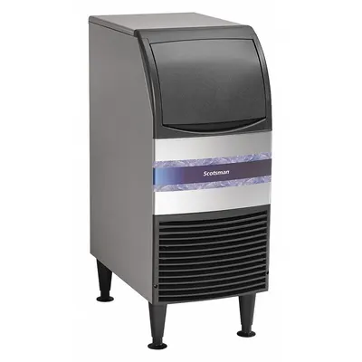 SCOTSMAN Ice Machine: Nugget, 99 lb Ice per Day, Air Cooled, 38 in Ht, 15 in Wd - Undercounter Ice Machines