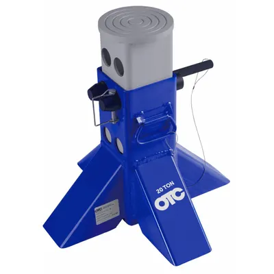 OTC S020 Extra-Heavy-Duty Jack Stand, 20 Ton, 24 in Max Height - Extra-Heavy-Duty Jack Stands