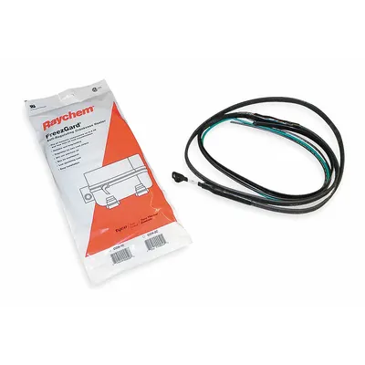 RAYCHEM Crankcase Heater: 120V AC, 28 in Lead Lg, 4 ft Overall Lg, 60 W, 0°F On Temp - Crankcase Heaters