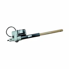 This metal head actuator is designed for adjusting the head section of healthcare beds. It is compatible with Drive Medial beds and replaces OEM part number 15303. The actuator is finished in black.
