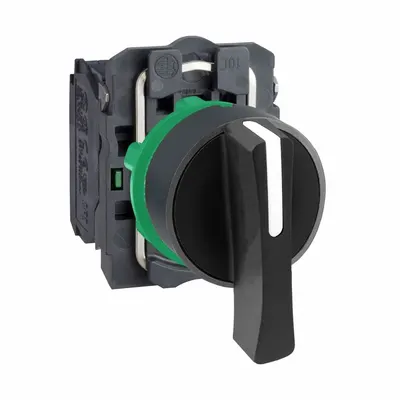 SCHNEIDER Selector Switch: 22 mm Panel Mounting Size, 3 Positions, Extended Lever - Selector Switches