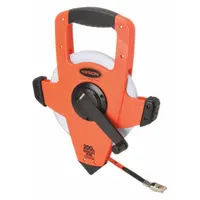 KESON Long Tape Measure: Assisted, OTRS10200H, SAE/Engineers Scale, 200 ft, 1/100 ft, Plastic, Auto