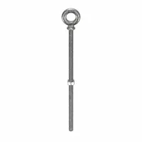 Machinery Eye Bolt: With Shoulder, 18-8, Stainless Steel, Plain, 3/8"-16 Thread Size, 4 in Thread Lg (MPN N2023-SS-10)