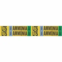 Pipe Marker: LTS, VAP, Low, Fits 3/4 to 2 3/8 in Pipe O.D., 4 Pipe Markers, Without (MPN 90436)