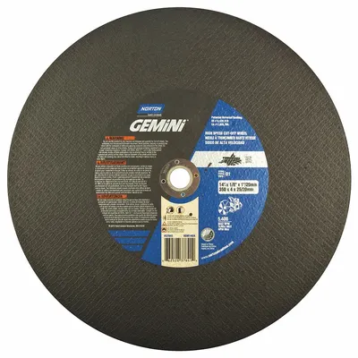 NORTON Gemini Metal General Purpose Cut-Off Wheel - General Purpose Cut-Off Wheels for Carbon & Stainless Steel