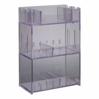 Lab Bulk Bin: 6 1/2 in Overall Wd, 18 3/8 in Overall Ht, 12 3/4 in Overall Lg, PETG, Clear, Benchtop (MPN BENCHTOP12)