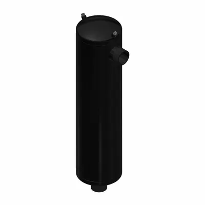 SOLBERG Discharge Silencer: Right Angle, 3 in NPT Inlet, 3 in NPI Outlet - Positive Displacement Blower Silencers