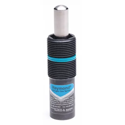 RAYMOND Gas Spring, 650 lbf Force, M24x1.5 Thread, 7 63/64 in Extended Length - Gas Springs