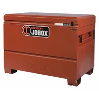 CRESCENT JOBOX Jobsite Box: 30 in W x 48 in D x 36 3/4 in H, 25.6 cu ft, Padlock, Brown (MPN 2-656990)