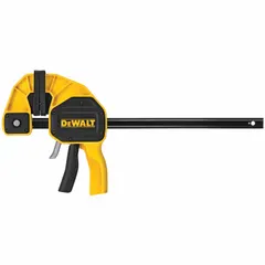 This dual-function tool operates as both a clamp and a spreader, with a maximum jaw opening of 12 inches and a throat depth of 3 3/4 inches. The full-faced jaw design provides even pressure distribution for holding workpieces together or apart. Suitable for applications such as woodworking, construction, and metalworking where precise pressure control is required.