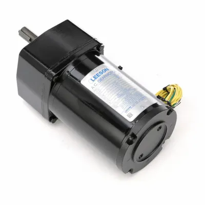 LEESON Gearmotor: Parallel, Single Output Shaft, PSC, TENV, 19 RPM, 250 in-lb Max Torque - Parallel Shaft AC Gearmotors