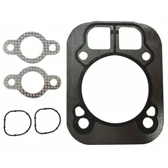 This cylinder head gasket kit is designed for use with KOHLER engines compatible with manufacturer number KT715-3028. It includes the necessary gaskets to seal the cylinder head, preventing combustion gas and coolant leaks. Suitable for small engines in outdoor power equipment.