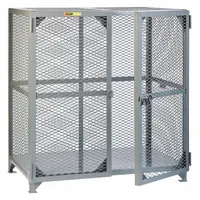 LITTLE GIANT Bulk Storage Locker: 73 in x 33 in x 52 in, 1 Tiers, 1 Units Wide, Padlock Hasp (MPN SCN-3072-NC)