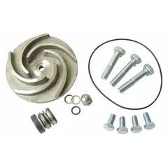 This seal kit and gasket set is designed for straight centrifugal pumps. It includes three lockwashers and a Viton gasket. Suitable for use in fluid-handling systems requiring replacement seals and gaskets.