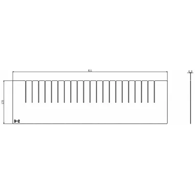 OEM Divider: 5 5/8 in Overall Ht - Dividers for Approved Vendor Modular Drawer Cabinets