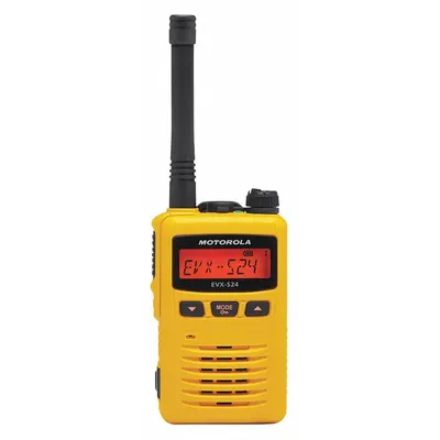 MOTOROLA EVX-S24-G6-3 YELLOW UHF Business Radio - UHF Business Radios