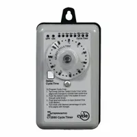 INTERMATIC Electromechanical Cycle Timer: 4 hr, 120/240V AC, SPST, Mechanical (MPN CT2000)