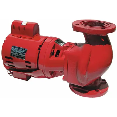 BELL & GOSSETT Hydronic Circulating Pump: 1 hp HP, 115/230V AC, Cast Iron, 1, 145 gpm - Three-Piece Inline Circulator Pumps