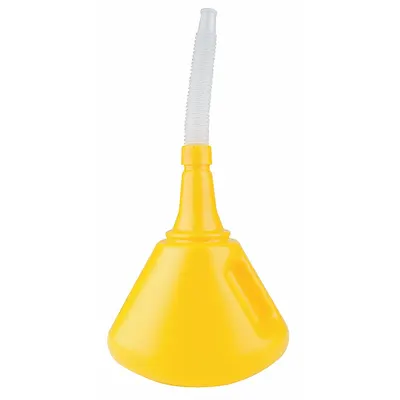 FUNNEL KING Fast Fill Spout Funnel: Polyethylene, 64 fl oz Fluid Capacity, 4 1/2 in Overall Dia - Spout Funnels