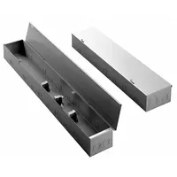 NEMA 1 steel enclosure for indoor electrical distribution. Features a slot with lockout tab latch, 2:1 main lugs, and 6 branch lugs. Maximum main lug current rating of 400 A. Used to split a main power feed into multiple branch circuits